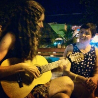 Nicole and Krisit Jamming